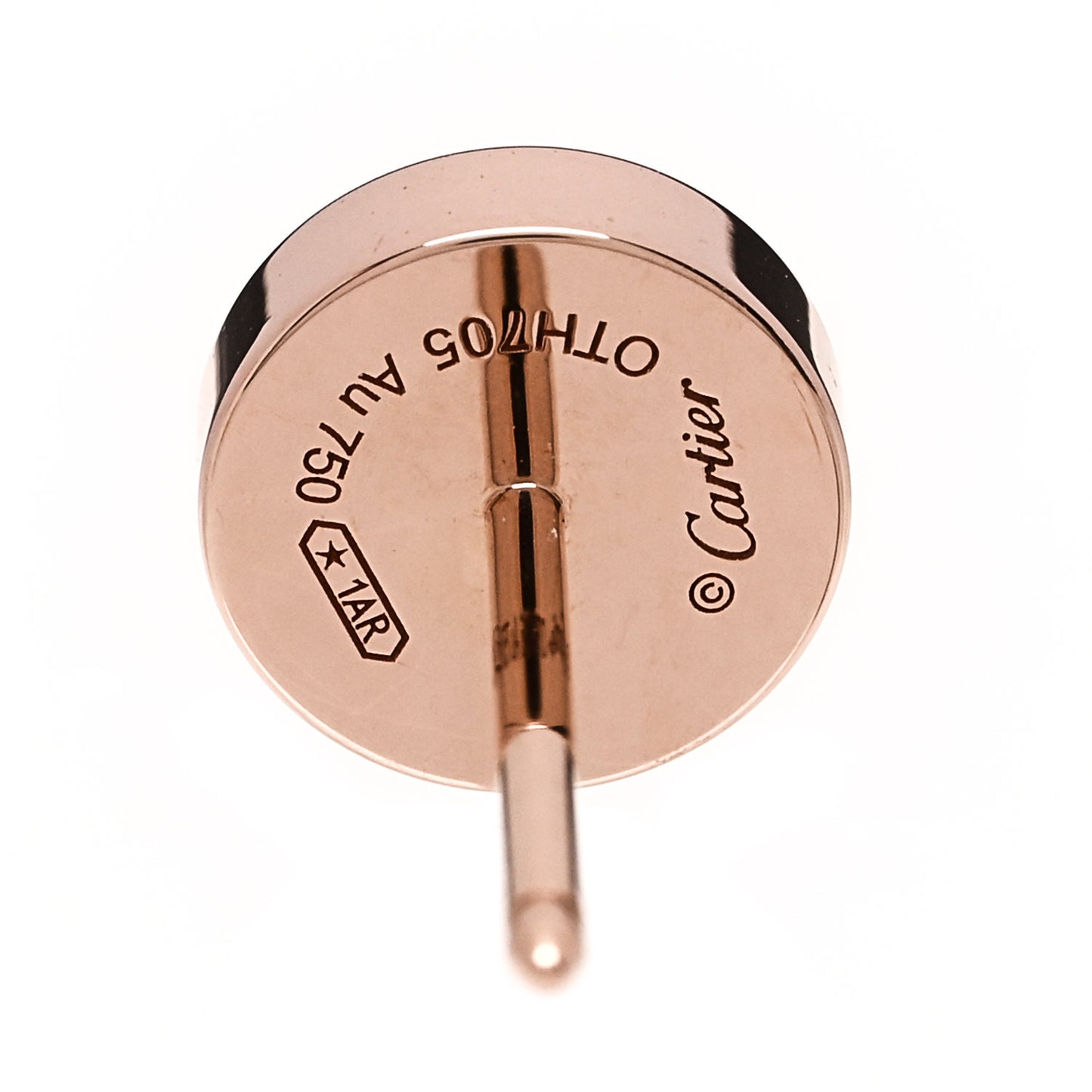 18K Pink Gold LOVE Earrings