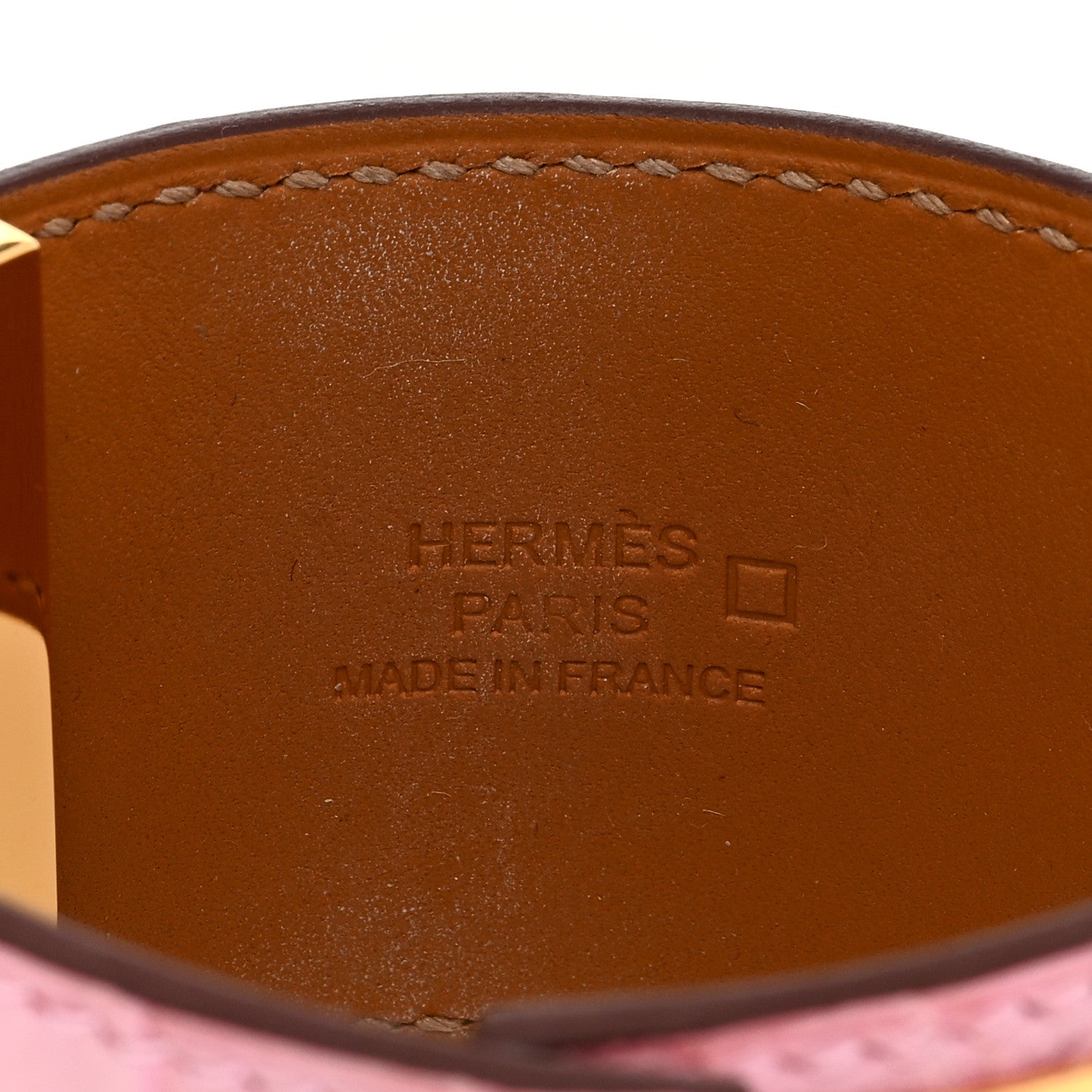 Hermes Matte Alligator Collier De Chien CDC Bracelet T1 5P Pink 5 of 6