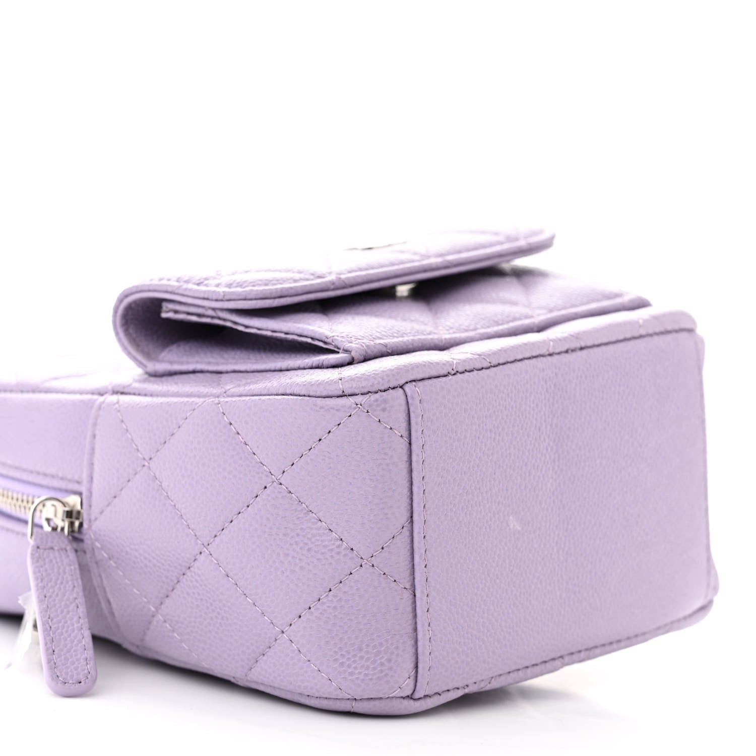 Chanel Caviar Quilted CC Mini Classic Backpack Lilac 10 of 12