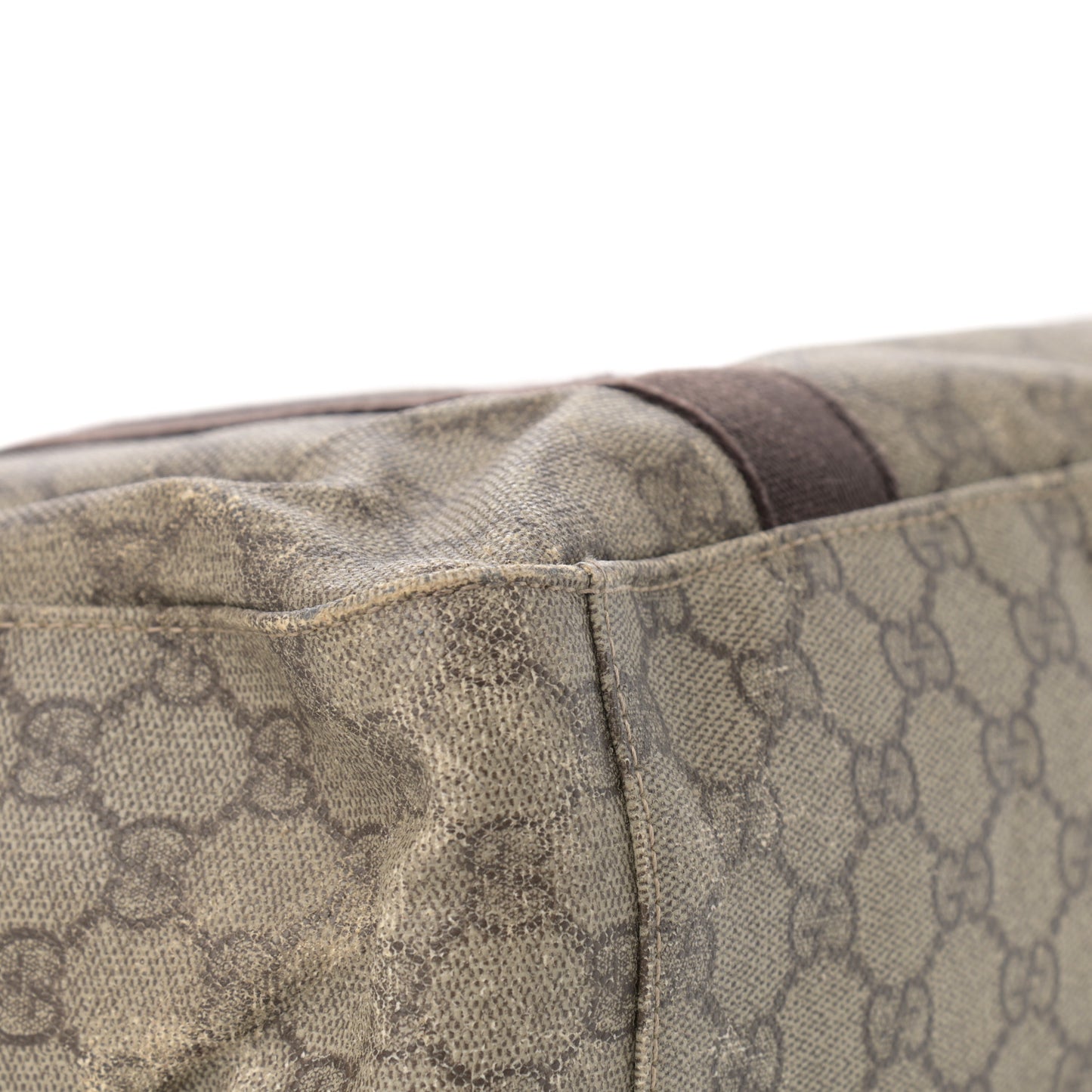GG Plus Monogram Medium Tote Dark Brown