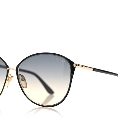 Tom Ford Penelope Vintage Round Sunglasses TF320 Black 5 of 8