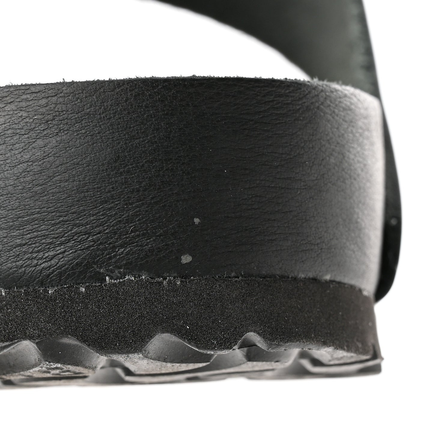 Calfskin VLTN Birkenstock Slide Sandals 43 Black