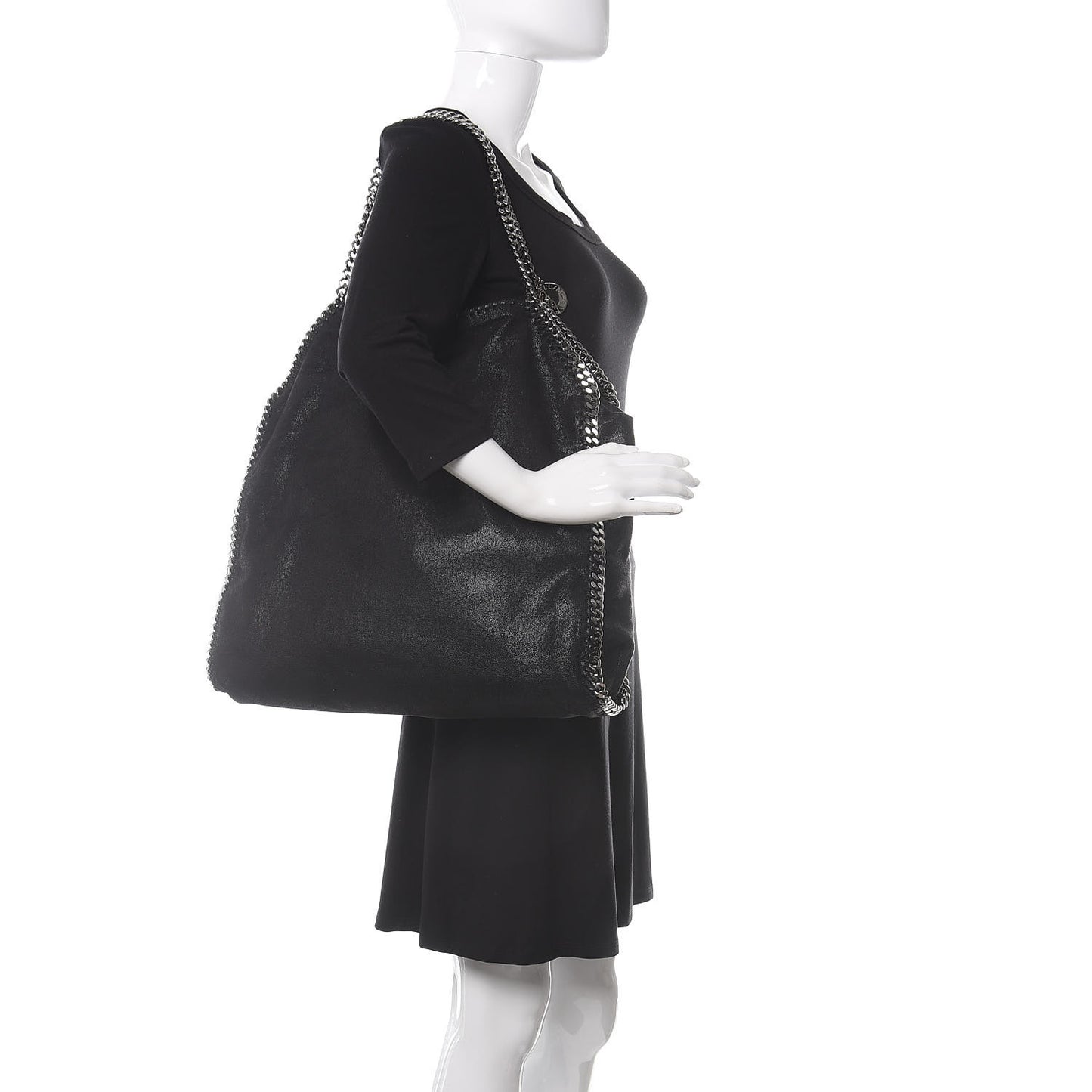 Shaggy Deer Big Falabella Tote Black