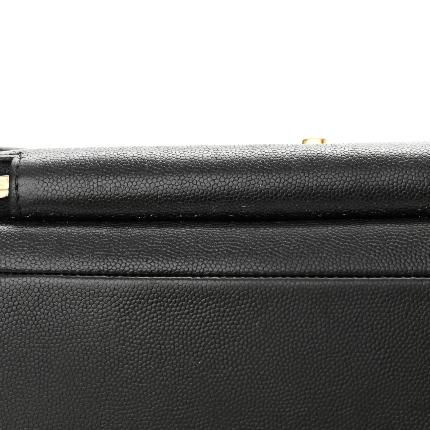 Caviar Quilted Large Business Affinity Flap Black