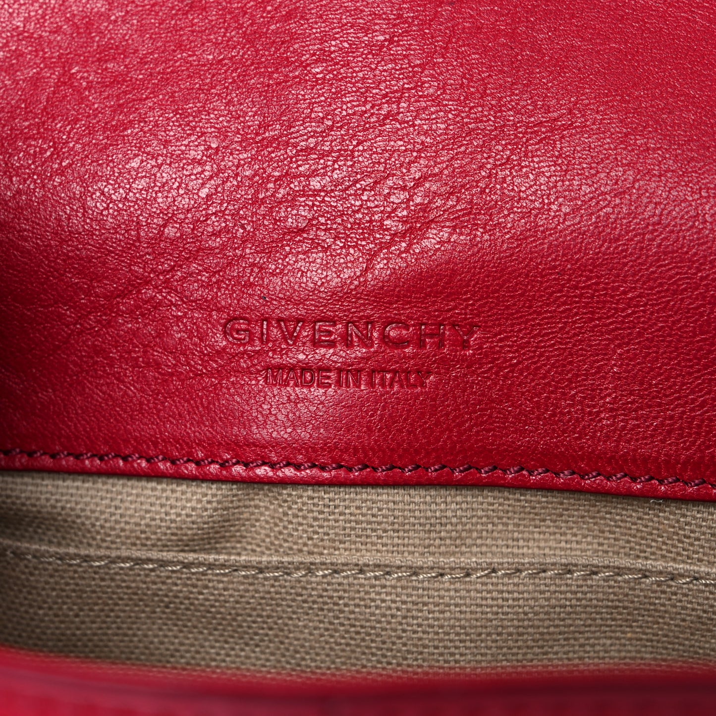 Calfskin Small Obsedia Shoulder Bag Red