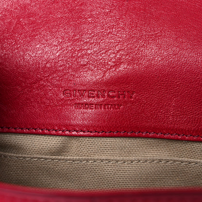 Givenchy Calfskin Small Obsedia Shoulder Bag Red 6 of 15