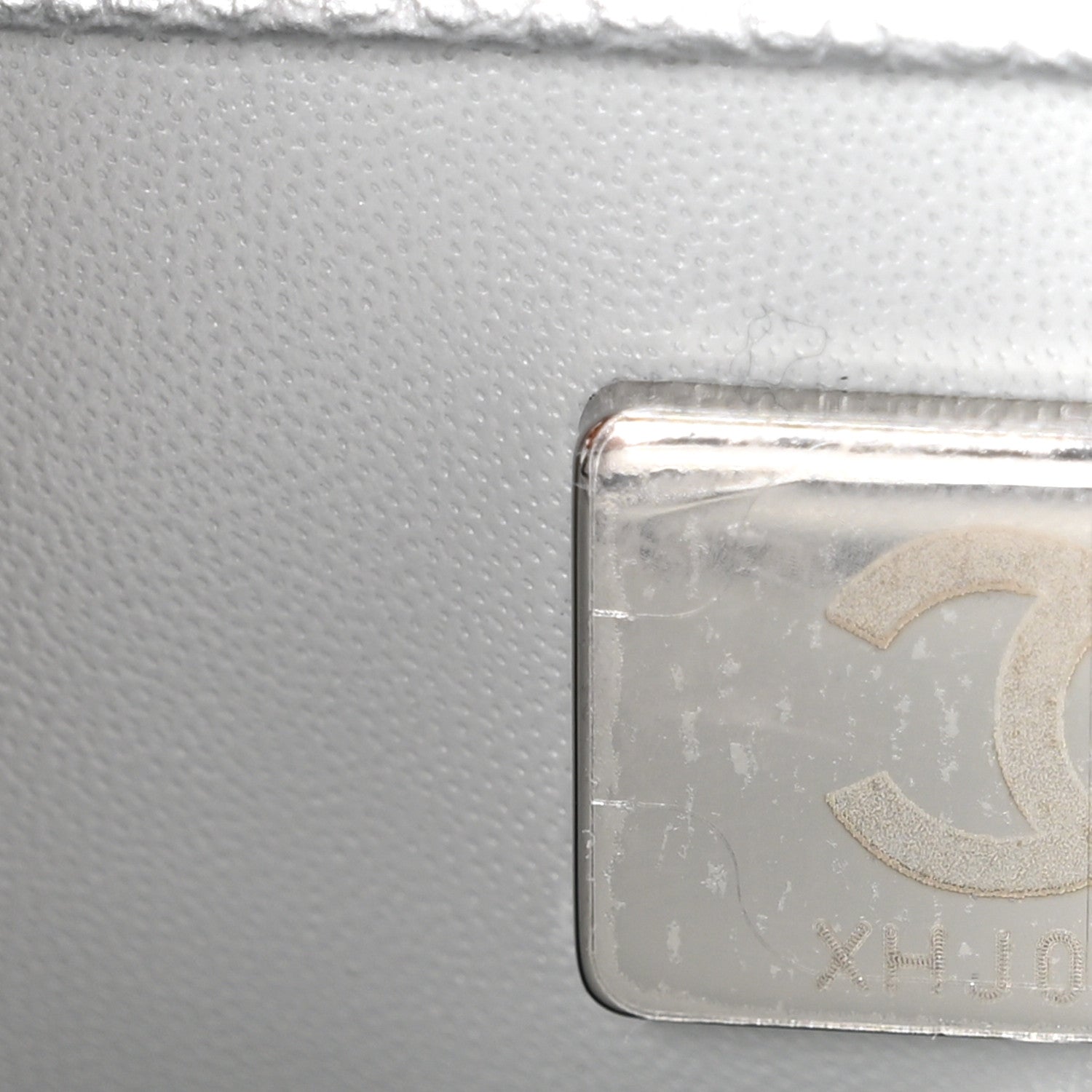 Chanel Metallic Caviar Quilted Mini Coco Handle Flap Silvery 7 of 12
