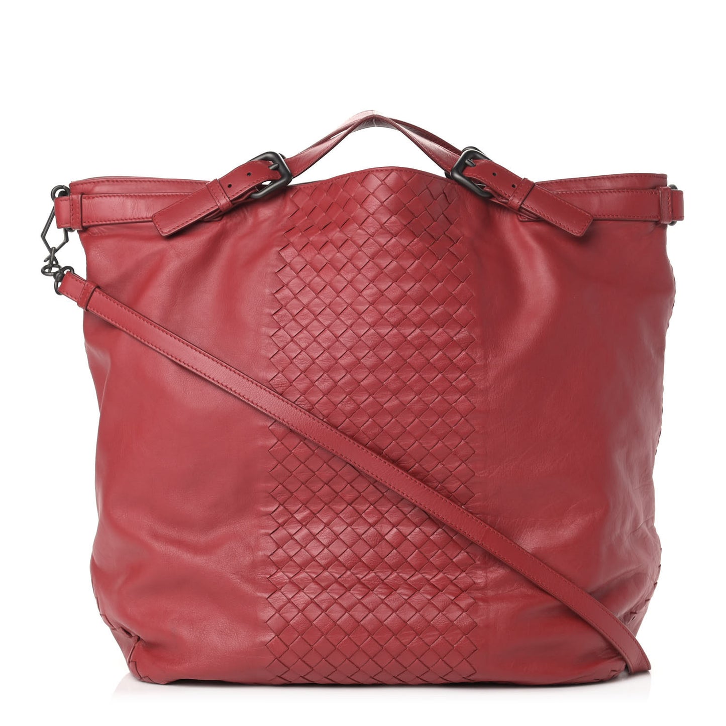 Intrecciato Tote Red