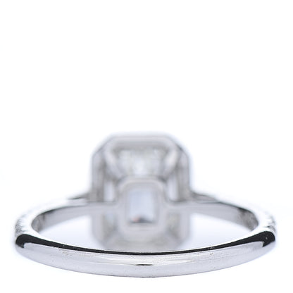 Tiffany Platinum Diamond 1.19ct Soleste Emerald Cut Engagement Ring 49 4.75 4 of 6