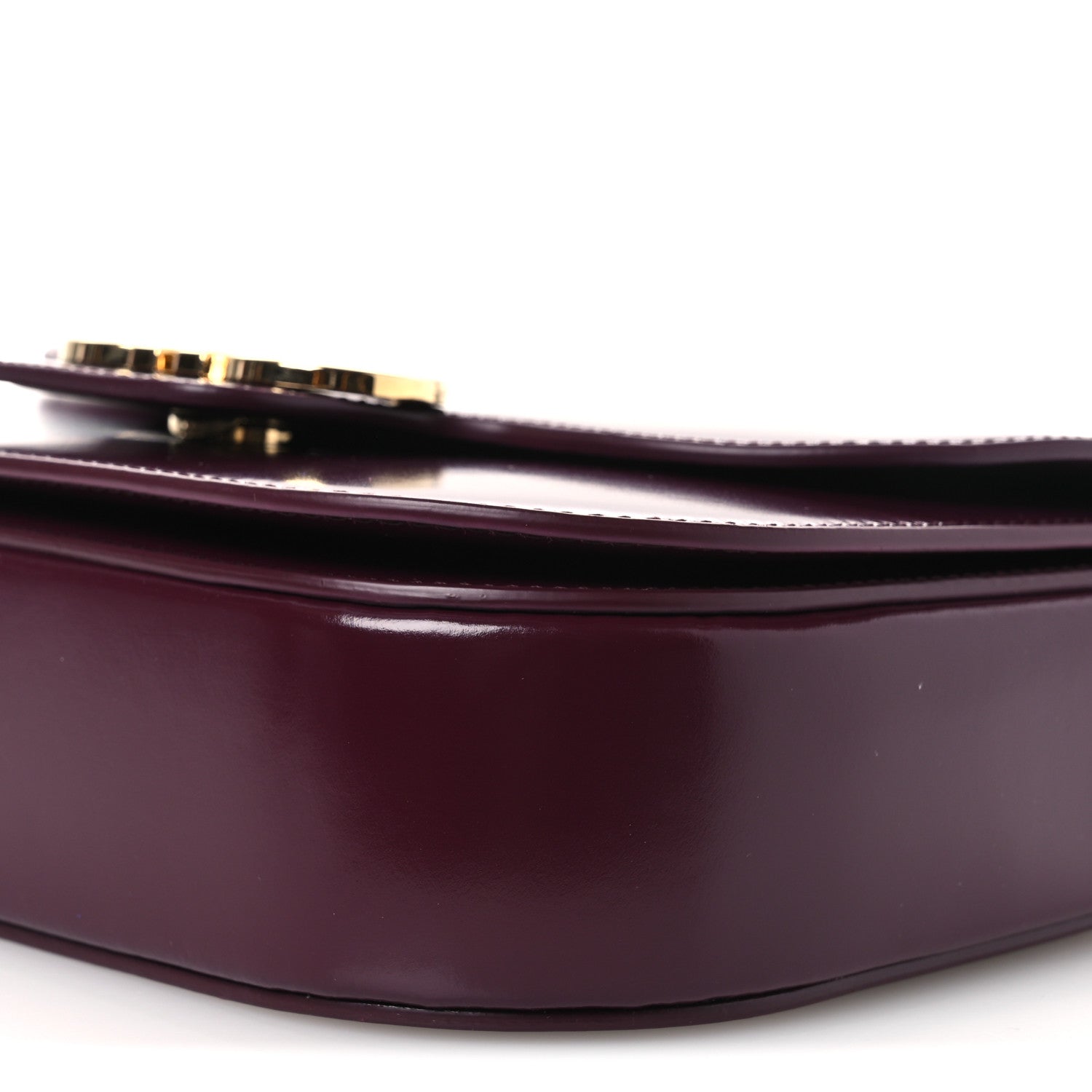 Salvatore Ferragamo Calfskin Double Gancini Crossbody Plum 10 of 12