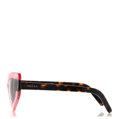 Prada Cat Eye Sunglasses SPR 11VF Pink Tortoise 3 of 8