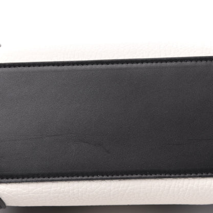 Celine Bullhide Calfskin Suede Nano Tri-Color Luggage White 10 of 11
