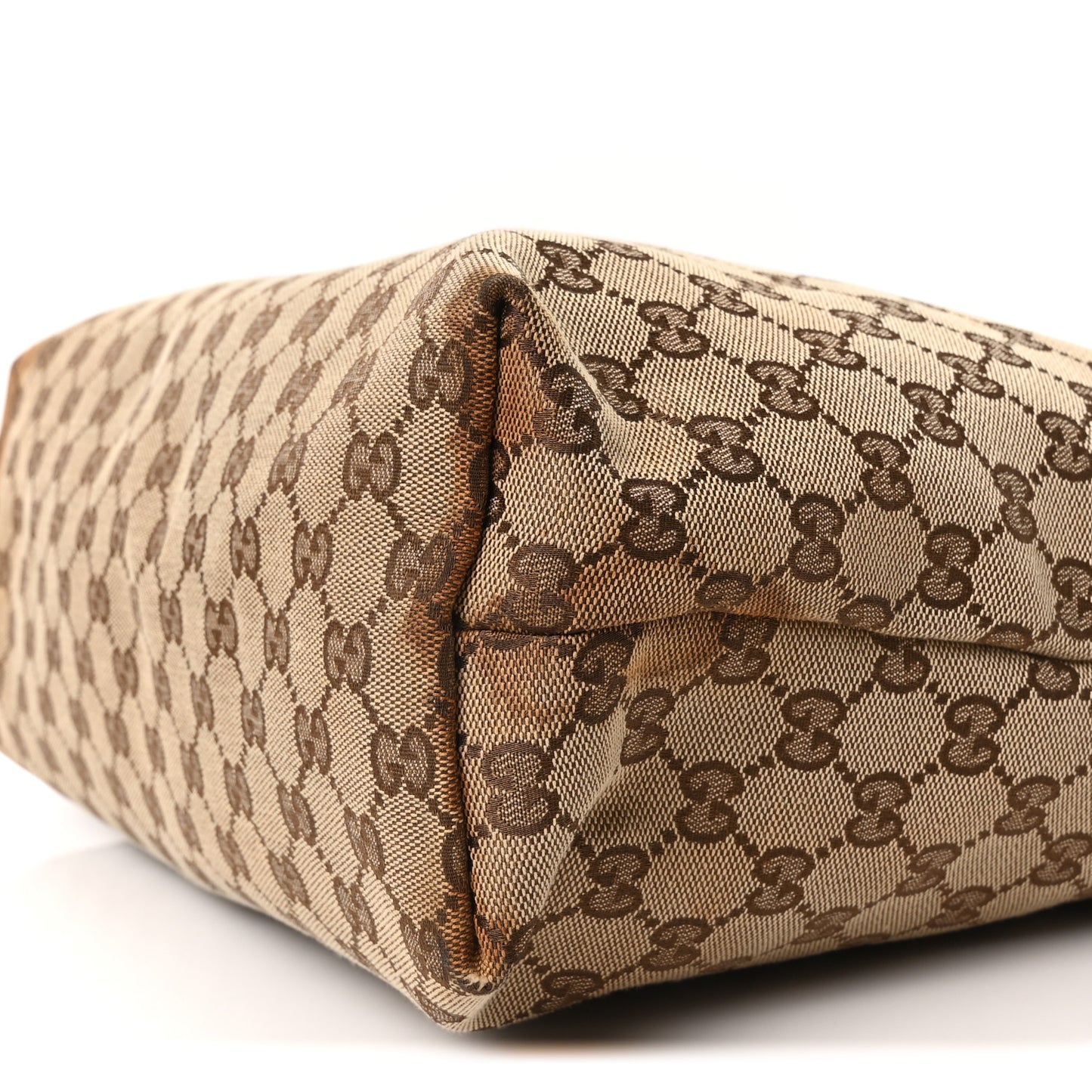 Monogram Web Medium Flat Messenger Bag Brown