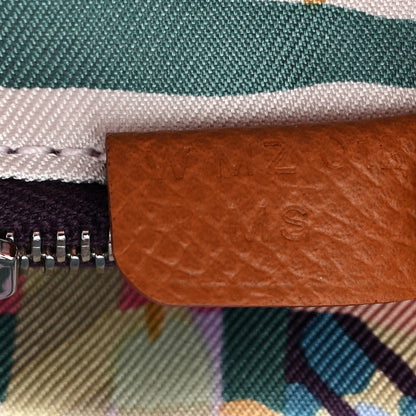 Hermes Epsom Silk'In Compact Wallet Gold Cassis Vert Fizz 7 of 8