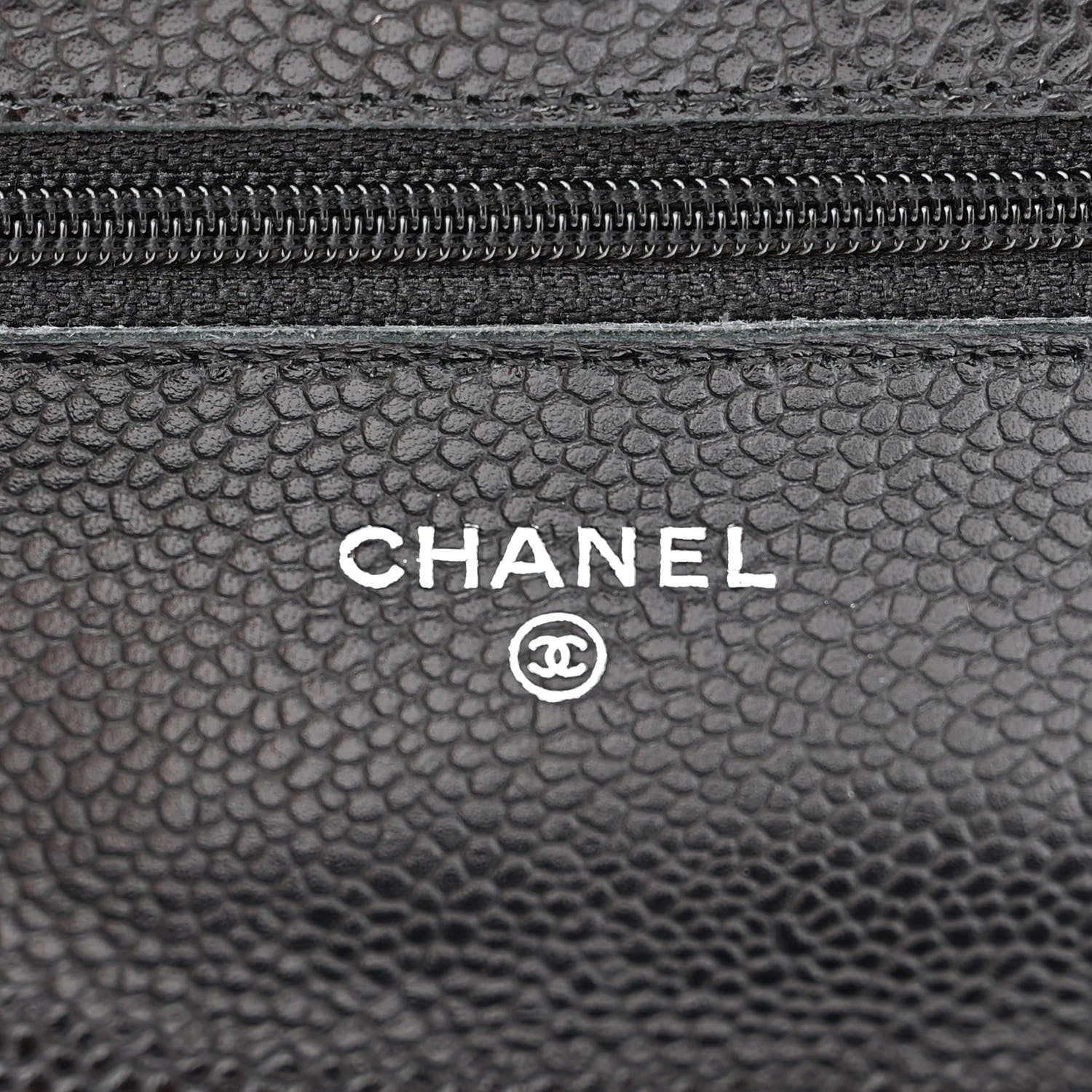 Chanel Caviar Quilted Wallet On Chain WOC Black 5 of 13