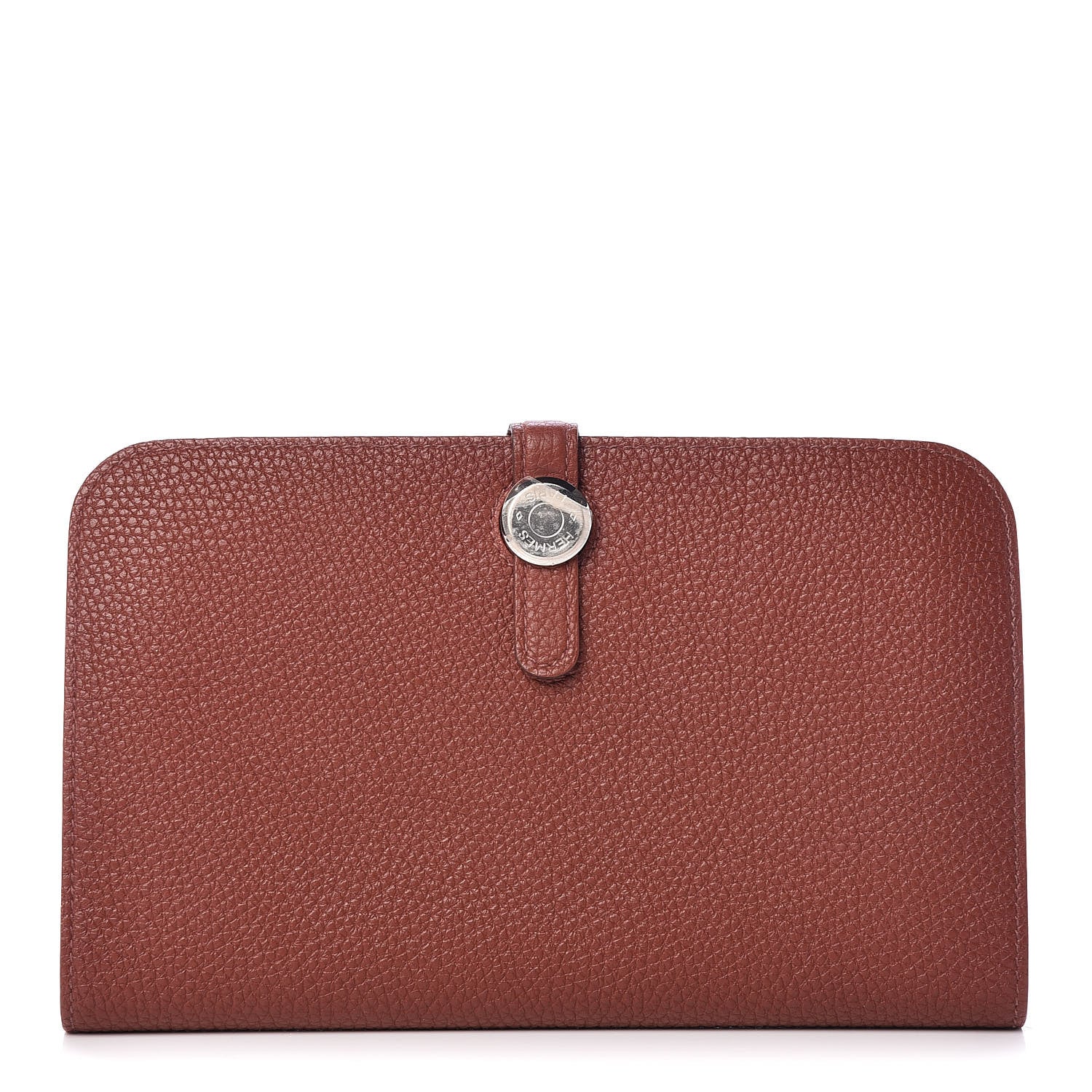 Hermes Togo Dogon Duo Wallet Marron D'Inde 1 of 10