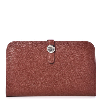 Hermes Togo Dogon Duo Wallet Marron D'Inde 1 of 10