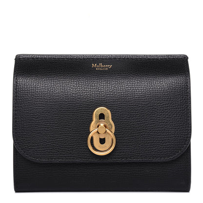 Mulberry Small Classic Grain Medium Amberley Wallet Black 1 of 14