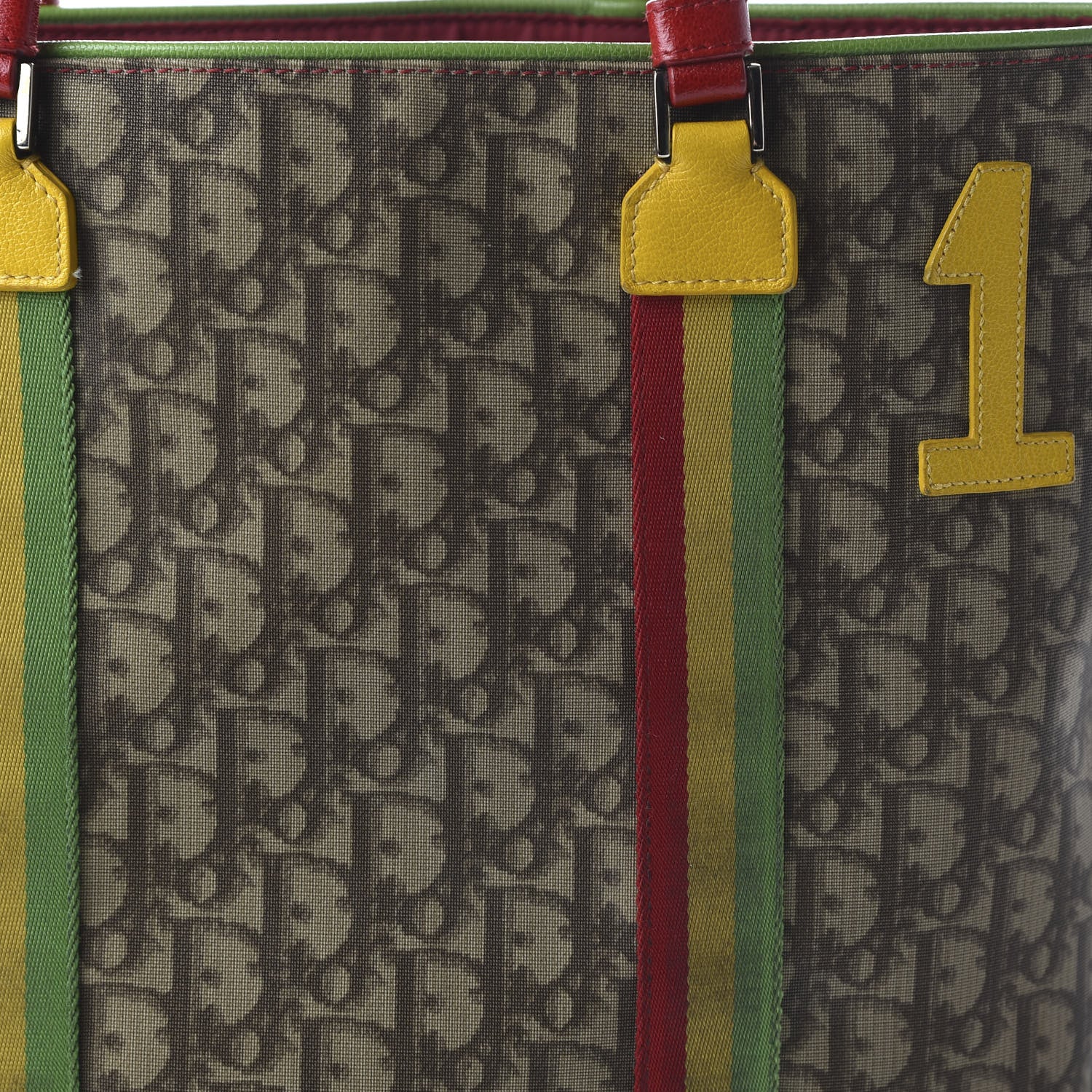 Christian Dior Monogram Rasta Shopping Tote Beige 10 of 10