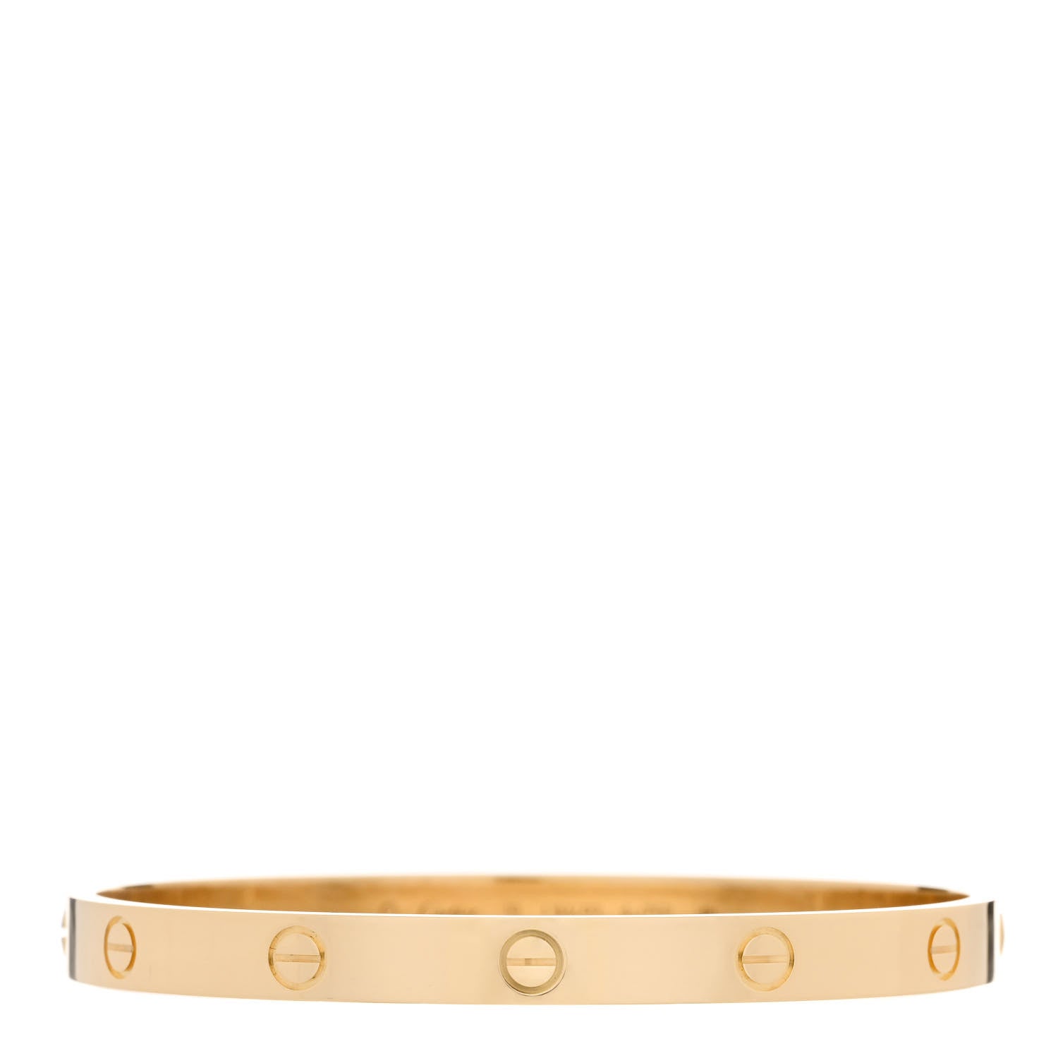 Cartier 18K Yellow Gold LOVE Bracelet 19 1 of 4