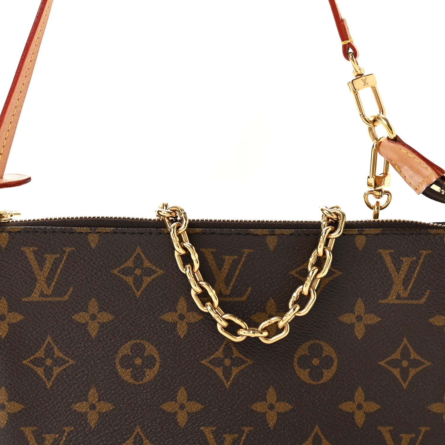 Louis Vuitton Monogram Chain Pochette Accessories 7 of 9