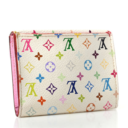 Louis Vuitton Monogram Multicolor Business Card Holder White Litchi 3 of 6