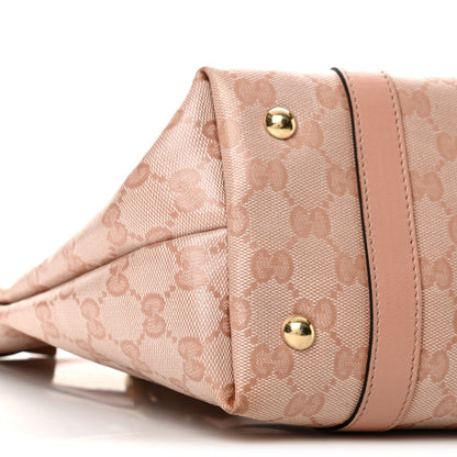 Gucci Crystal Monogram Medium Abbey Tote Blush 9 of 13