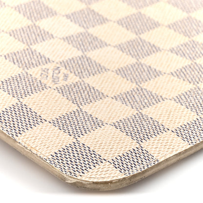 Louis Vuitton Damier Azur Neverfull MM GM Pochette Rose Ballerine 17 of 22