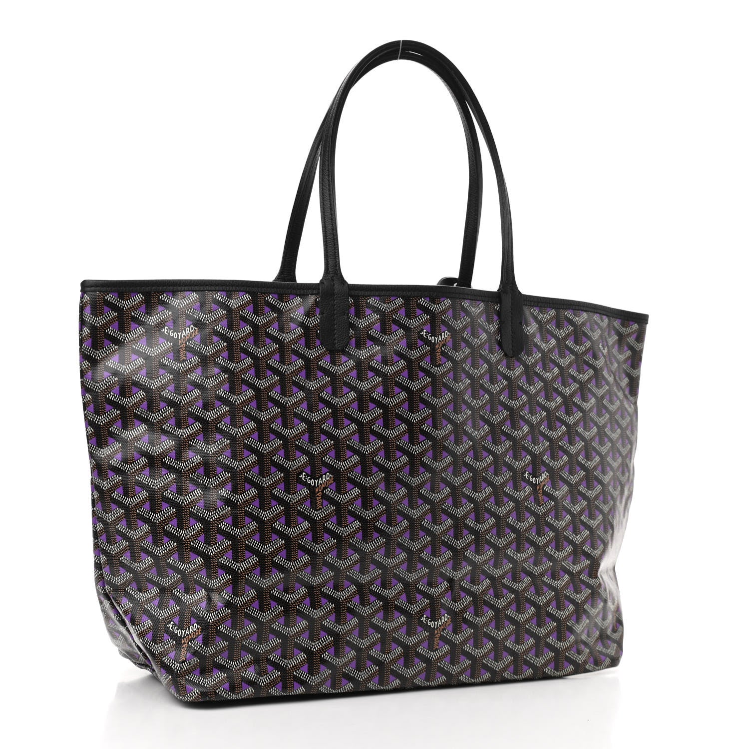 Goyard Goyardine Saint Louis Claire Voie PM Black Violet 4 of 11