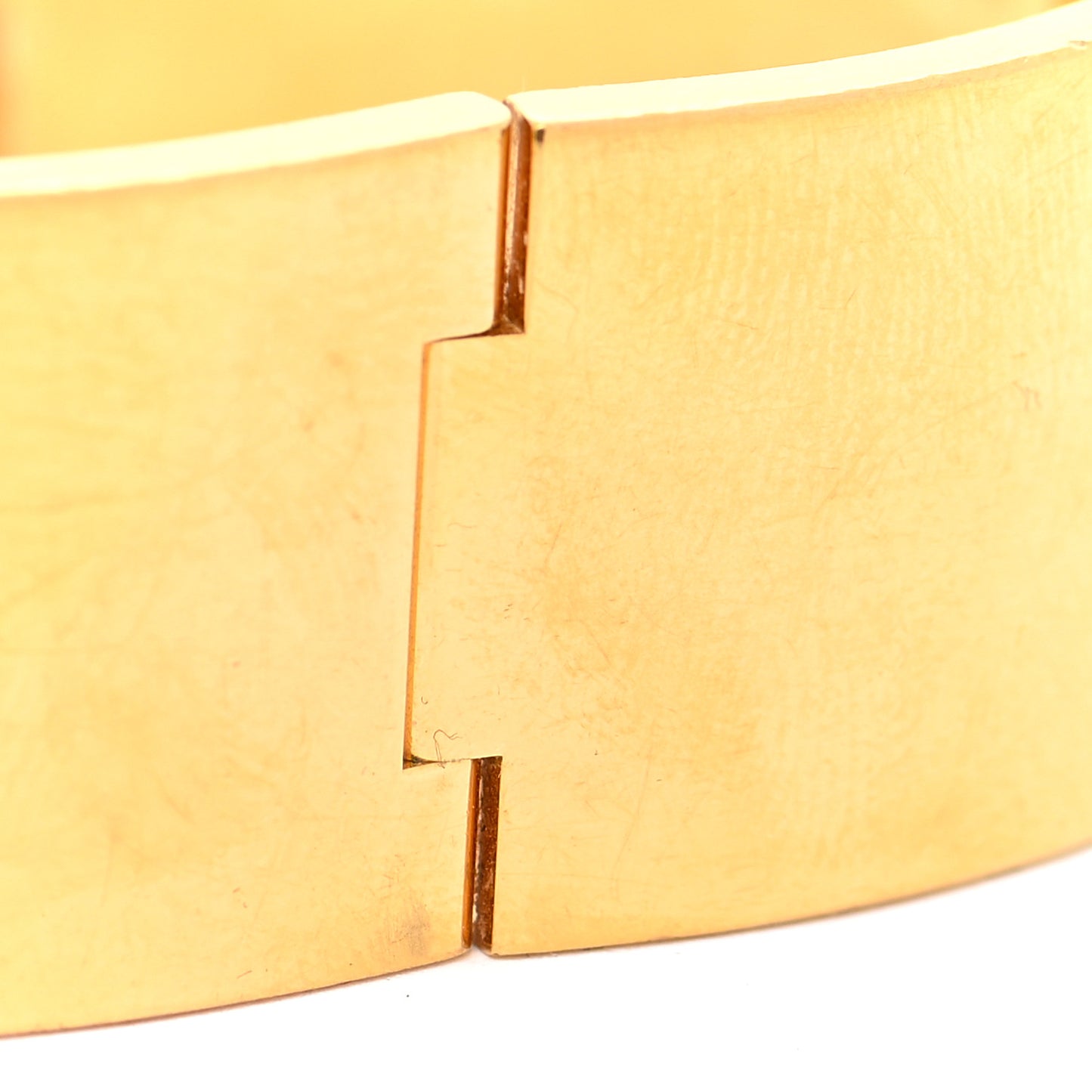 Enamel Wide Clic Clac H Bracelet PM Jaune Soleil