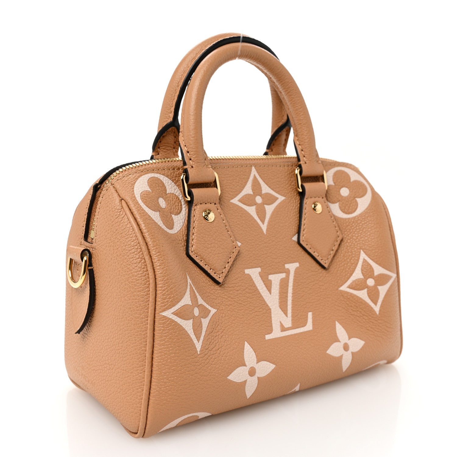 Louis Vuitton Empreinte Monogram Giant Speedy Bandouliere 20 Arizona Creme 3 of 9