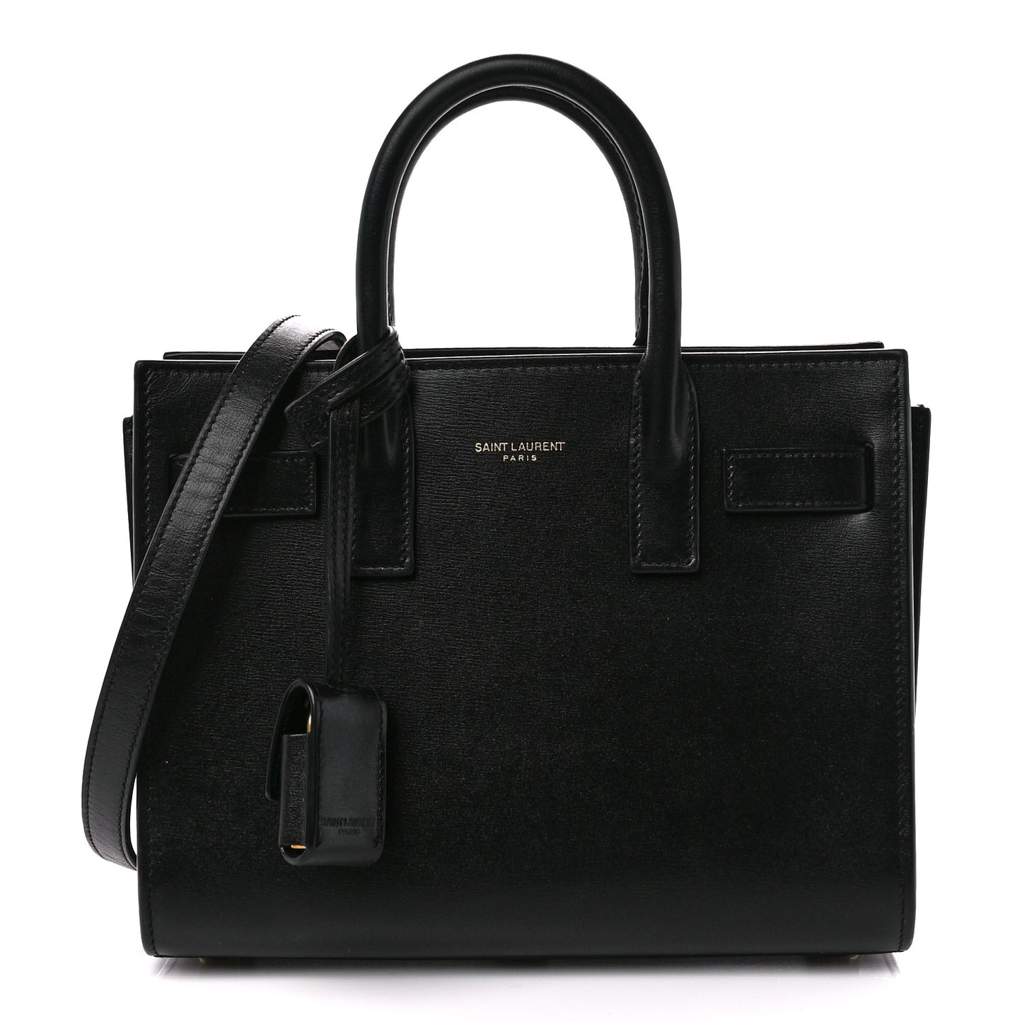Calfskin Nano Sac De Jour Black