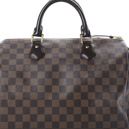 Louis Vuitton Damier Ebene Speedy 30 8 of 12