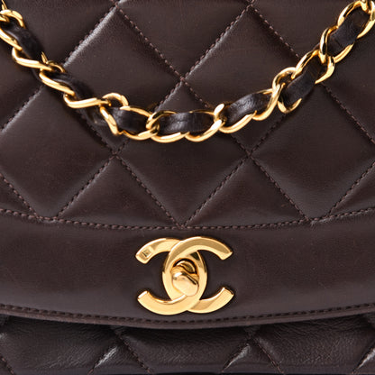 Chanel Lambskin Quilted Small Single Flap Brown 7 of 10