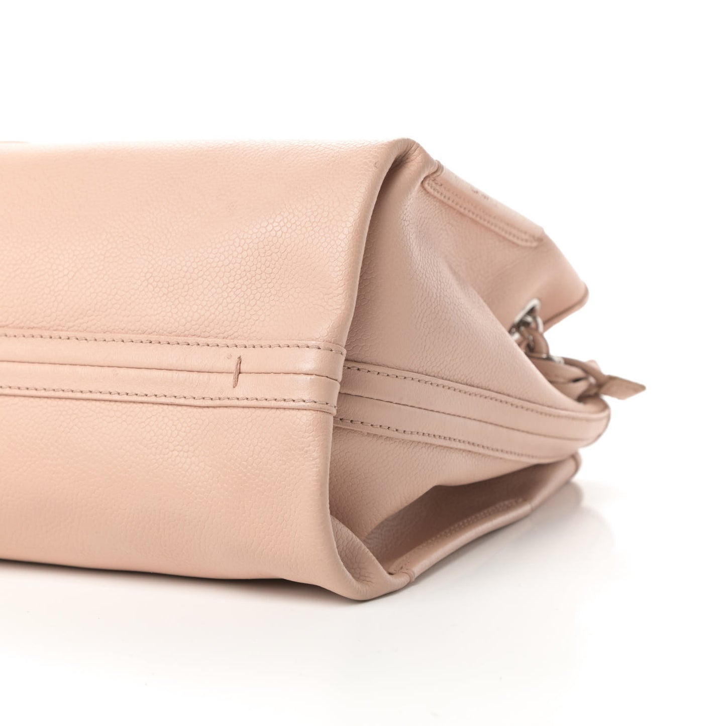 Caviar Accordion Flap Beige