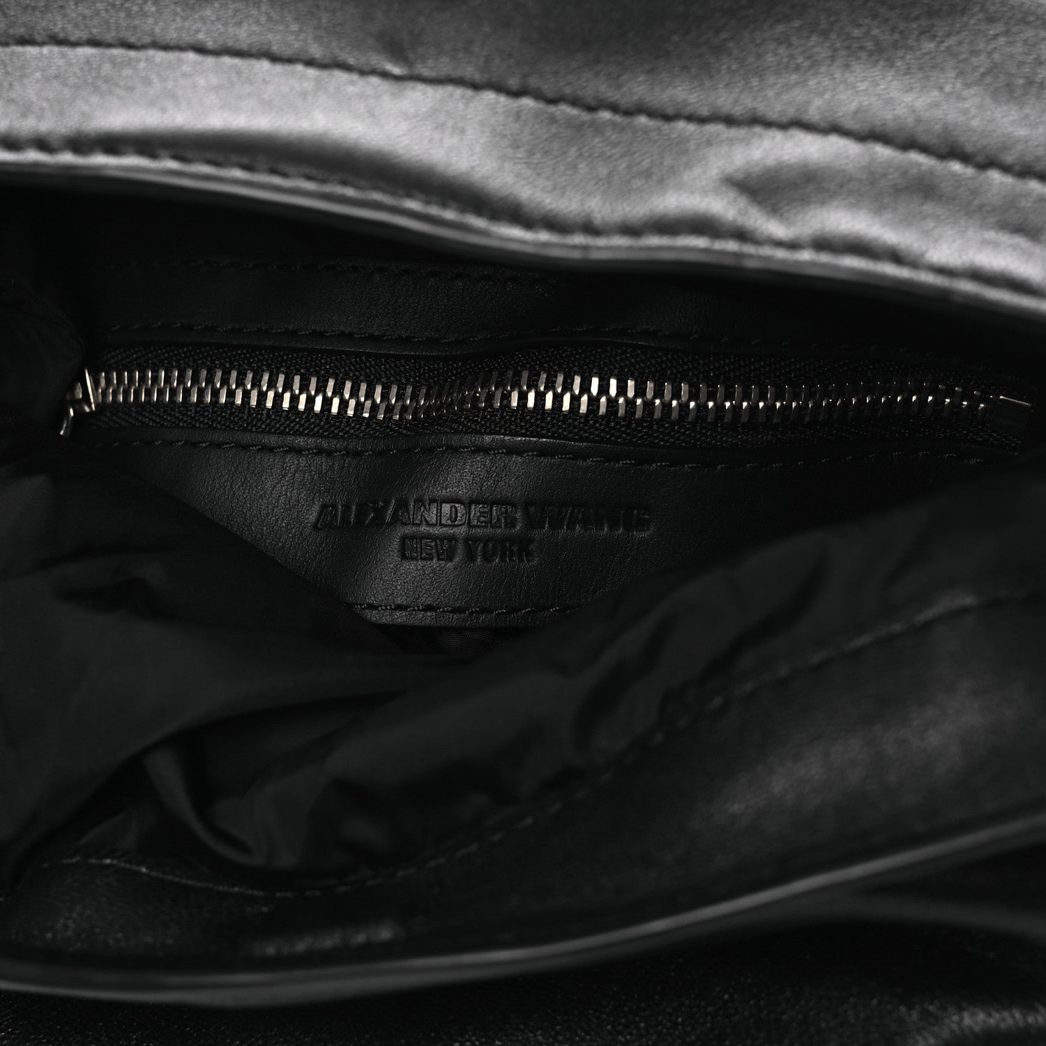 Alexander Wang Lambskin Attica Chain Dry Sack Bucket Bag Black 6 of 11