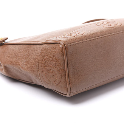 Chanel Caviar CC Shoulder Bag Brown 7 of 9