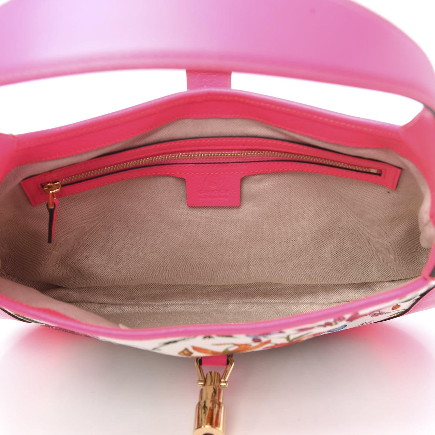 Canvas Flora Medium Jackie Hobo Fuchsia