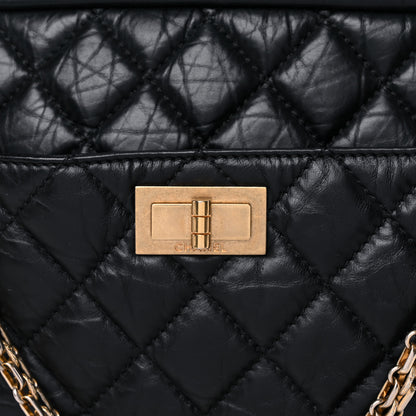 Chanel Aged Calfskin Quilted Medium Reissue Camera Case Black 15 of 16