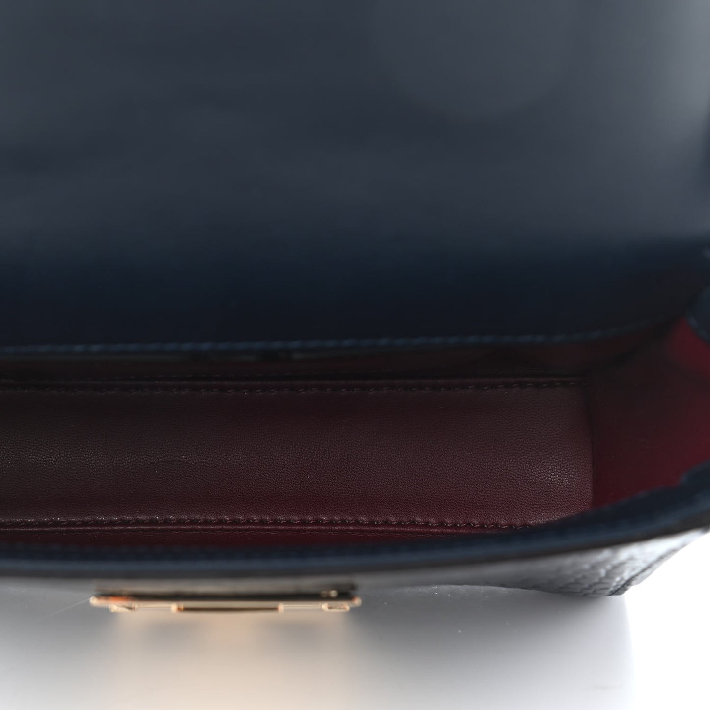Crocodile Embossed Small ID Flap Navy