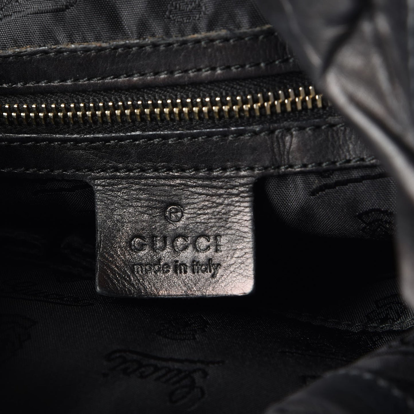 Patent Large Hysteria Top Handle Bag Black
