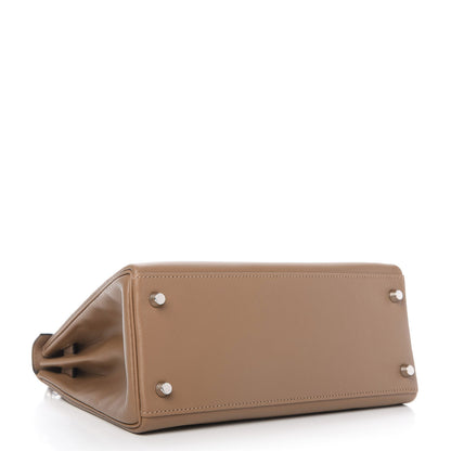 Hermes Evercolor Kelly Retourne 28 Beige De Weimar 4 of 12