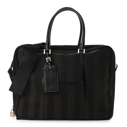 Fendi Pequin Briefcase Tobacco 1 of 11
