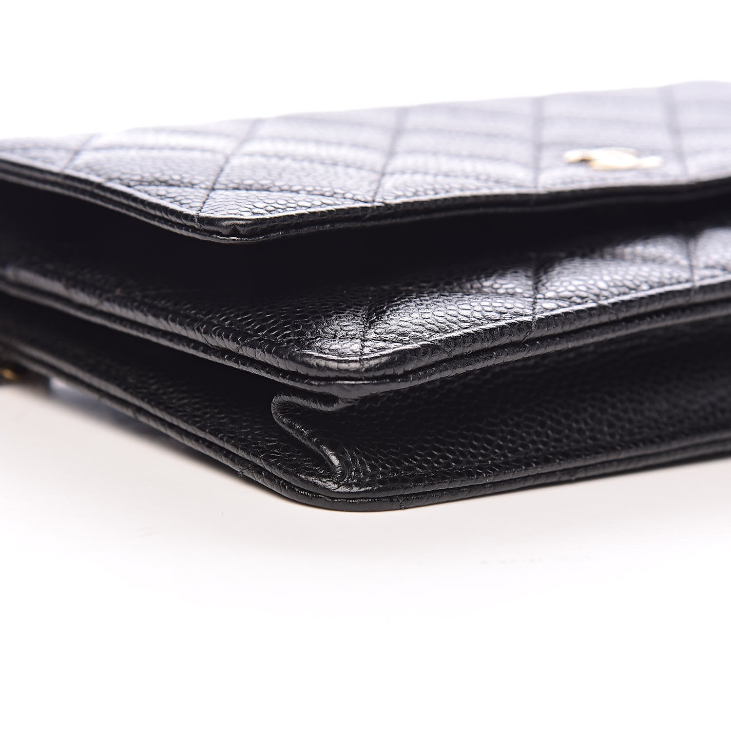 Chanel Caviar Quilted Wallet On Chain WOC Black 9 of 12