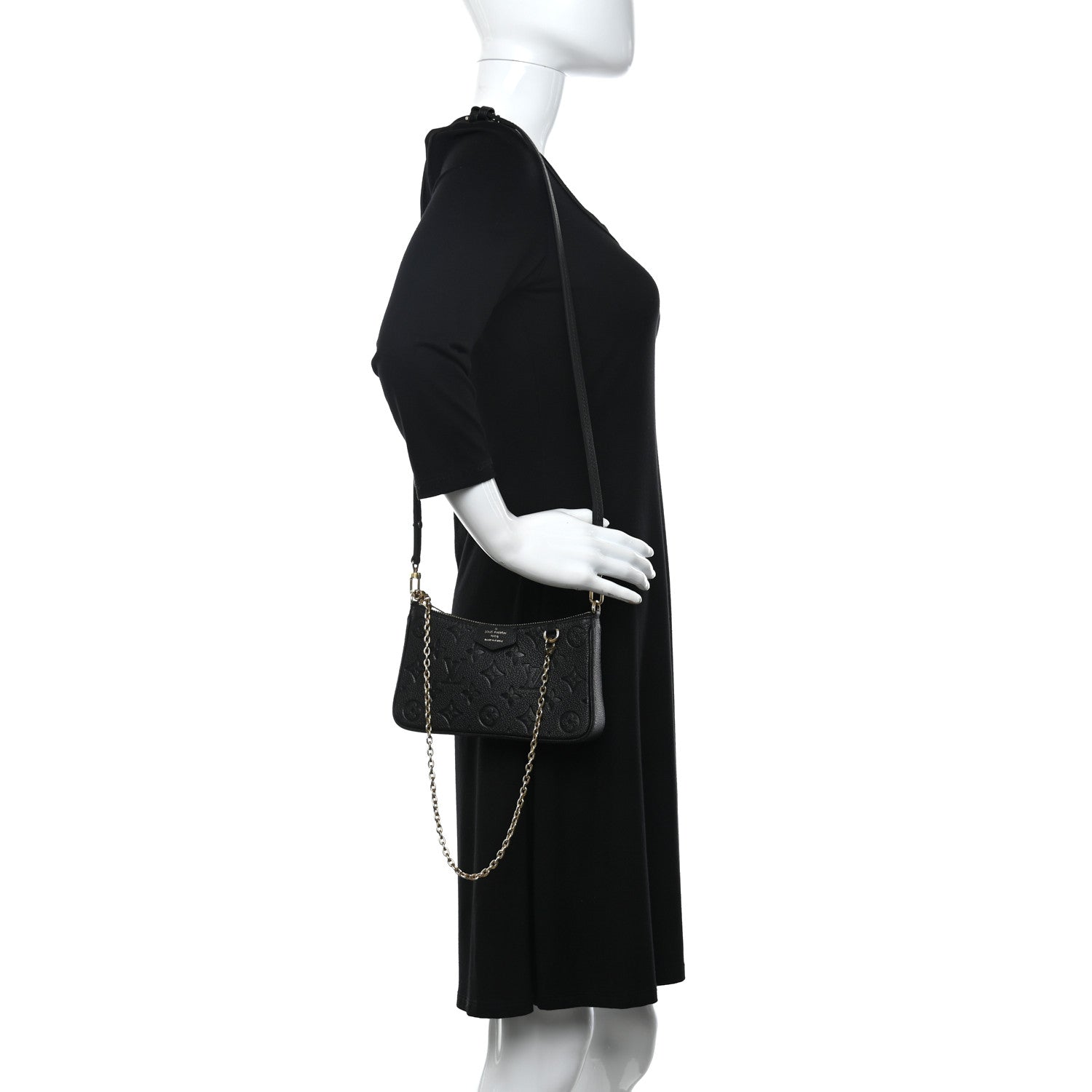 Louis Vuitton Empreinte Easy Pouch On Strap Black 2 of 7