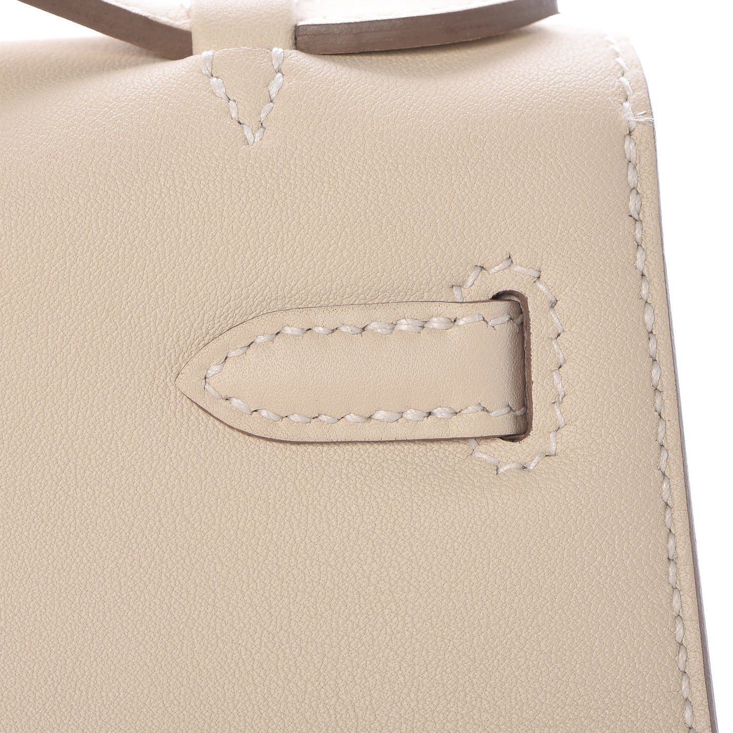 Swift Kelly Pochette Clutch Craie