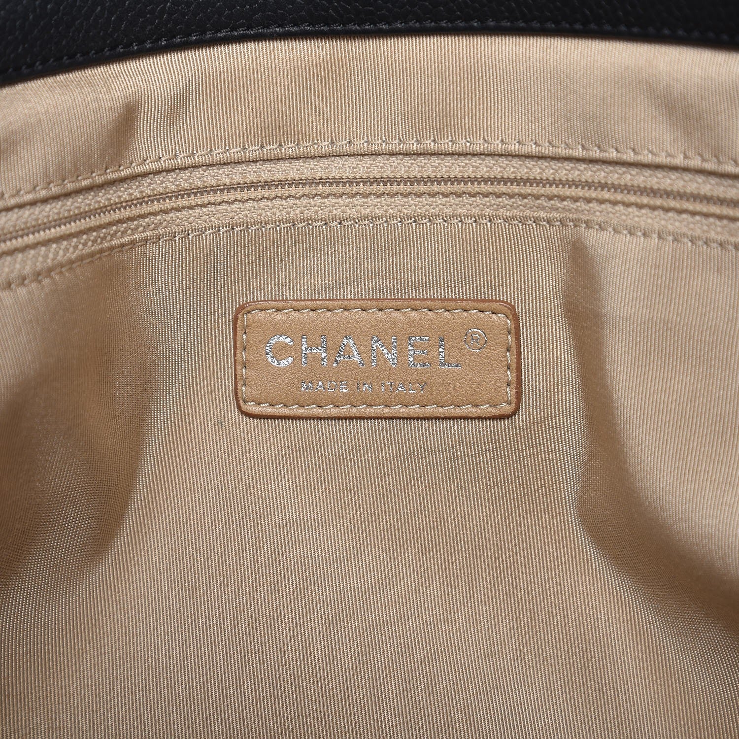 Chanel Caviar Quilted Expandable Zip Shoulder Bag Black 8 of 10