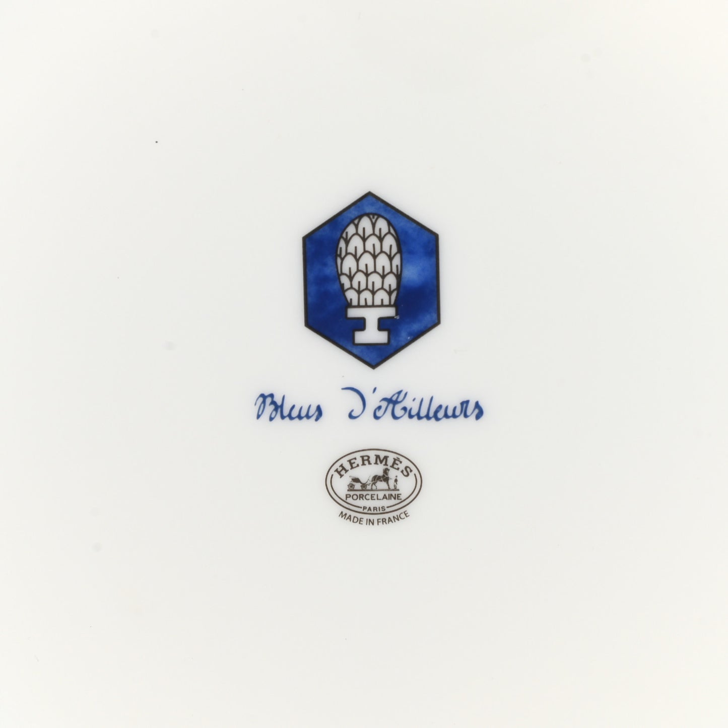 Porcelain Bleus D'Ailleurs Dinner Plate