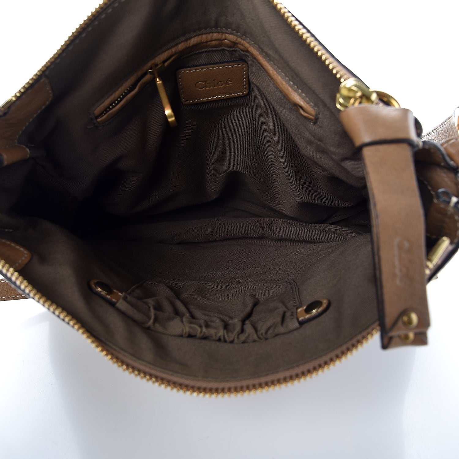 Chloe Calfskin Medium Marcie Satchel Sand Shell 6 of 11