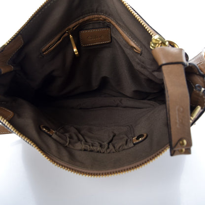 Chloe Calfskin Medium Marcie Satchel Sand Shell 6 of 11